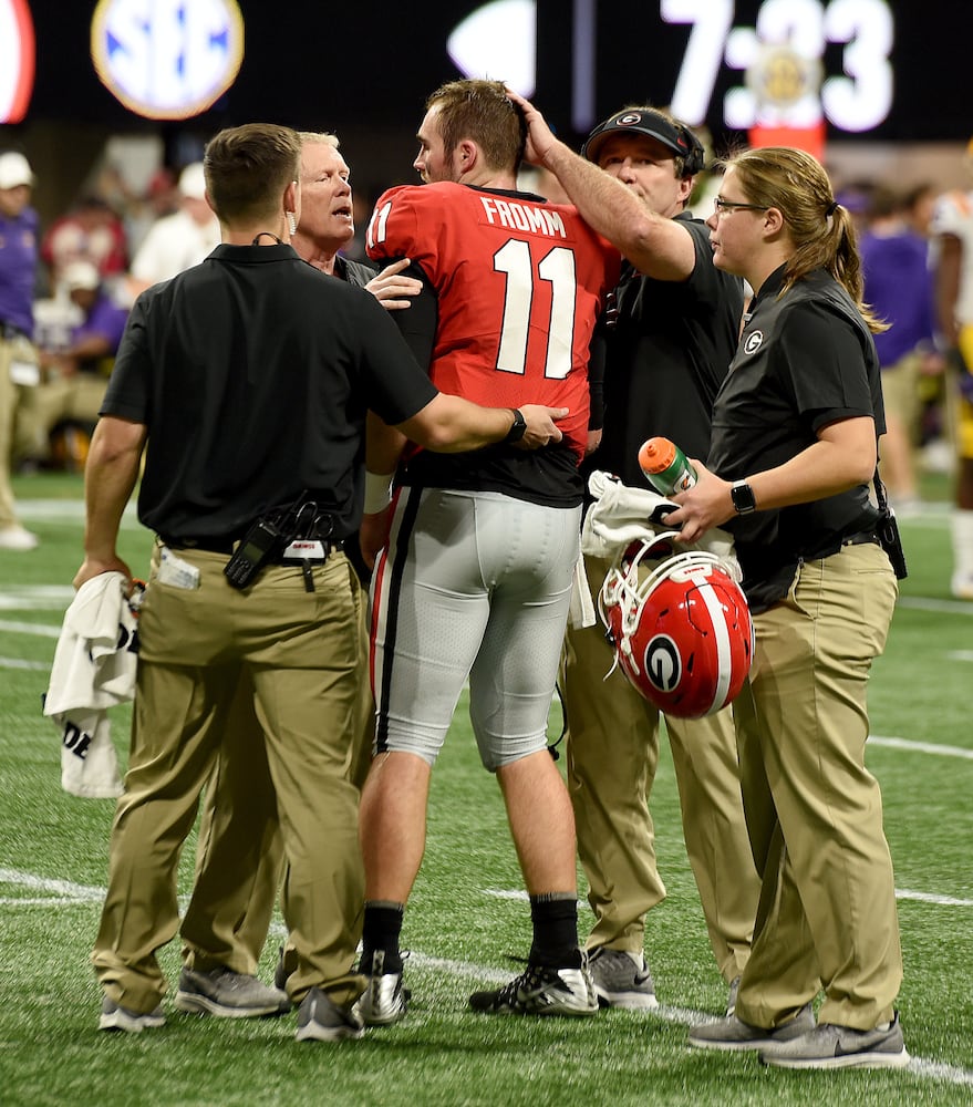 Photos: Bulldogs battle Tigers in SEC Championship game