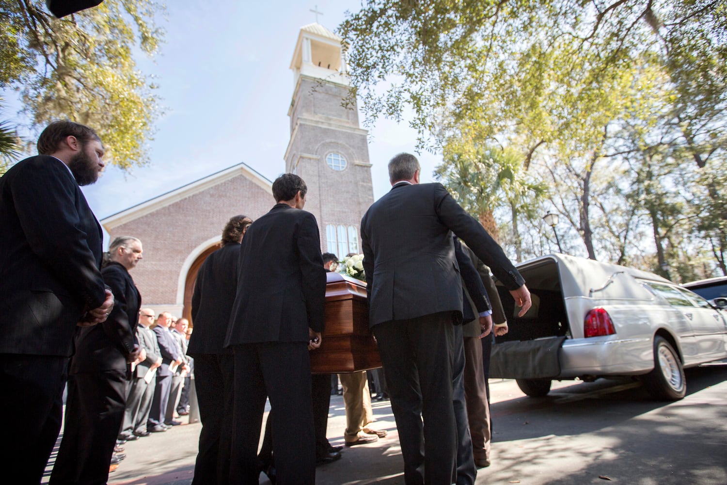 Pat Conroy's funeral