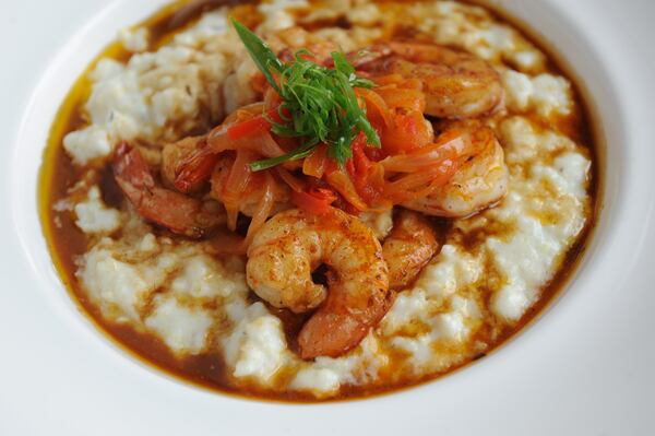 Shrimp and Grits at Southern Gentleman in Buckhead Atlanta. (BECKY STEIN PHOTOGRAPHY.COM)