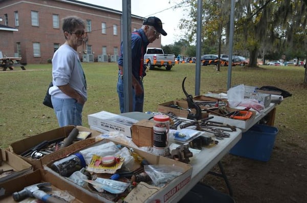 A little bit of everything was available to a long line of shoppers who came to the recent 65-mile High Cotton Yard Sale. (Photo Courtesy of Lucille Lannigan)