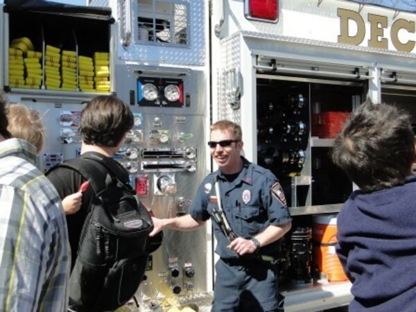 Explore and learn about vehicles from the City of Decatur and DeKalb County at Saturday's Touch A Truck event.