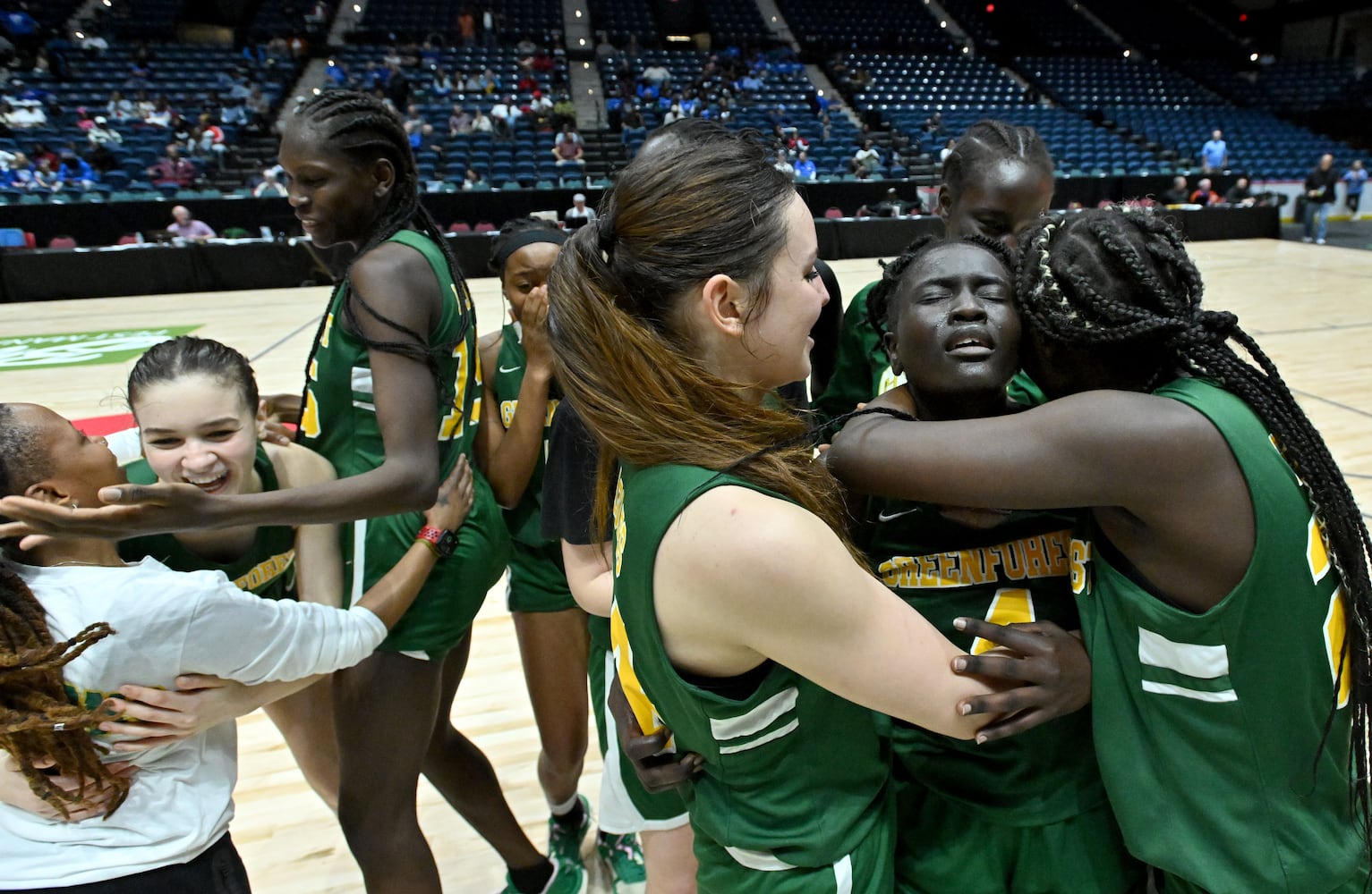 Class A Division II girls: Montgomery County vs. Greenforest Christian