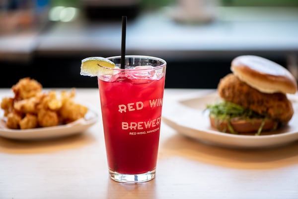 The Abby Singer El Borracho cocktail with watermelon, hibiscus, and mint Agua Fresca with choice of tequila, vodka or gin. (Mia Yakel for The Atlanta Journal-Constitution)