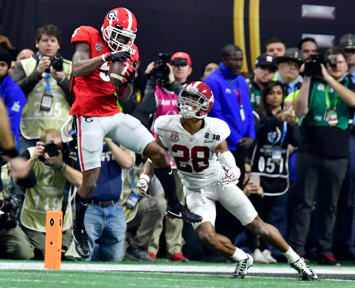 Photos: Bulldogs battle Alabama for national title