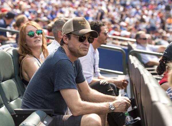 Jason Bateman at a recent Braves game back when they played at Turner Field. Photo by Kyle Hess/Beam/Atlanta Braves/Getty Images