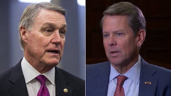 The GOP contest for governor, with former U.S. Sen. David Perdue, left, challenging incumbent Brian Kemp, is just one of several Republican-on-Republican battles fueled by former President Donald Trump's demand for allegiance to his lies about election fraud costing him the 2020 election.