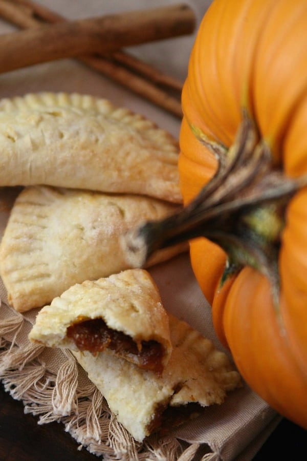 Pumpkin Empanadas from Yvette Marquez-Sharpnack’s cookbook, “Muy Bueno” (Hippocrene Books, 2012). Her grandma made the pumpkin filling from leftover jack-o-lanterns. JEANINE THURSTON