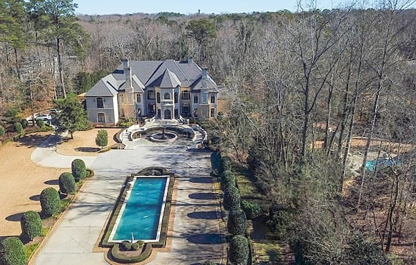 The $9-million "Atlanta's Luxury Mansion Retreat" is a full-property Airbnb rental hosted by "Dr." and renting for $6,400 per night.