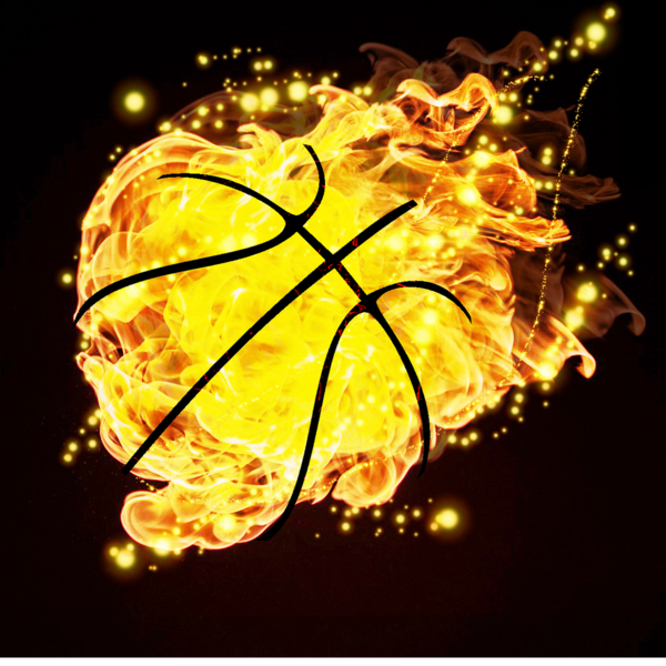 flaming basketball 2