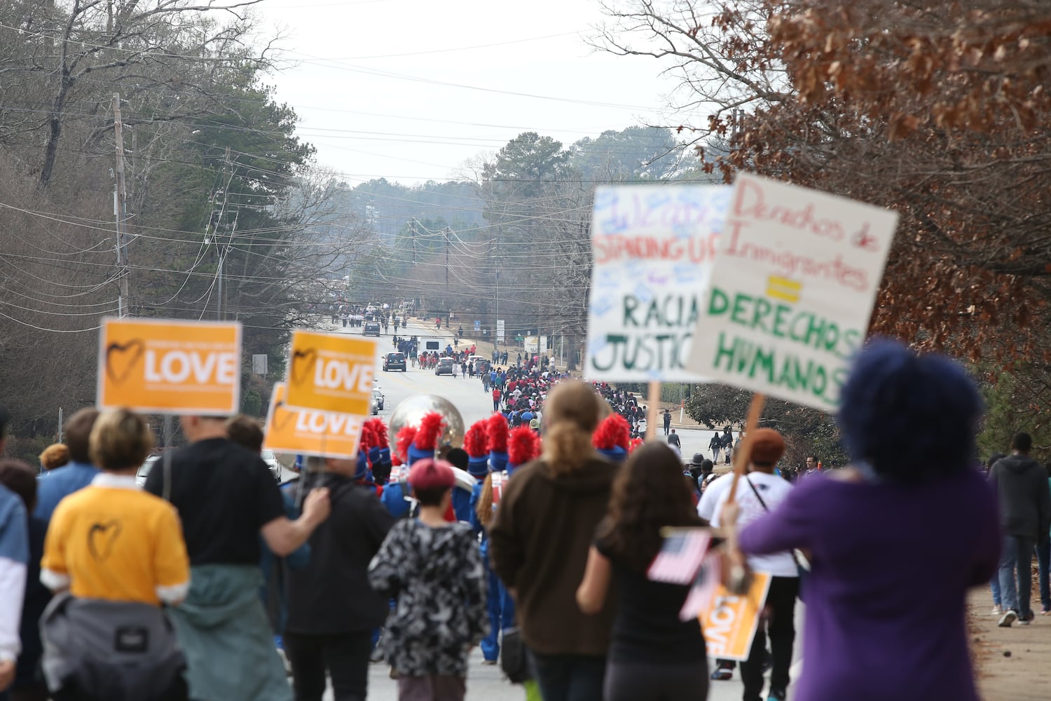 MLK Day parade in Lawrenceville, Jan. 16 2017