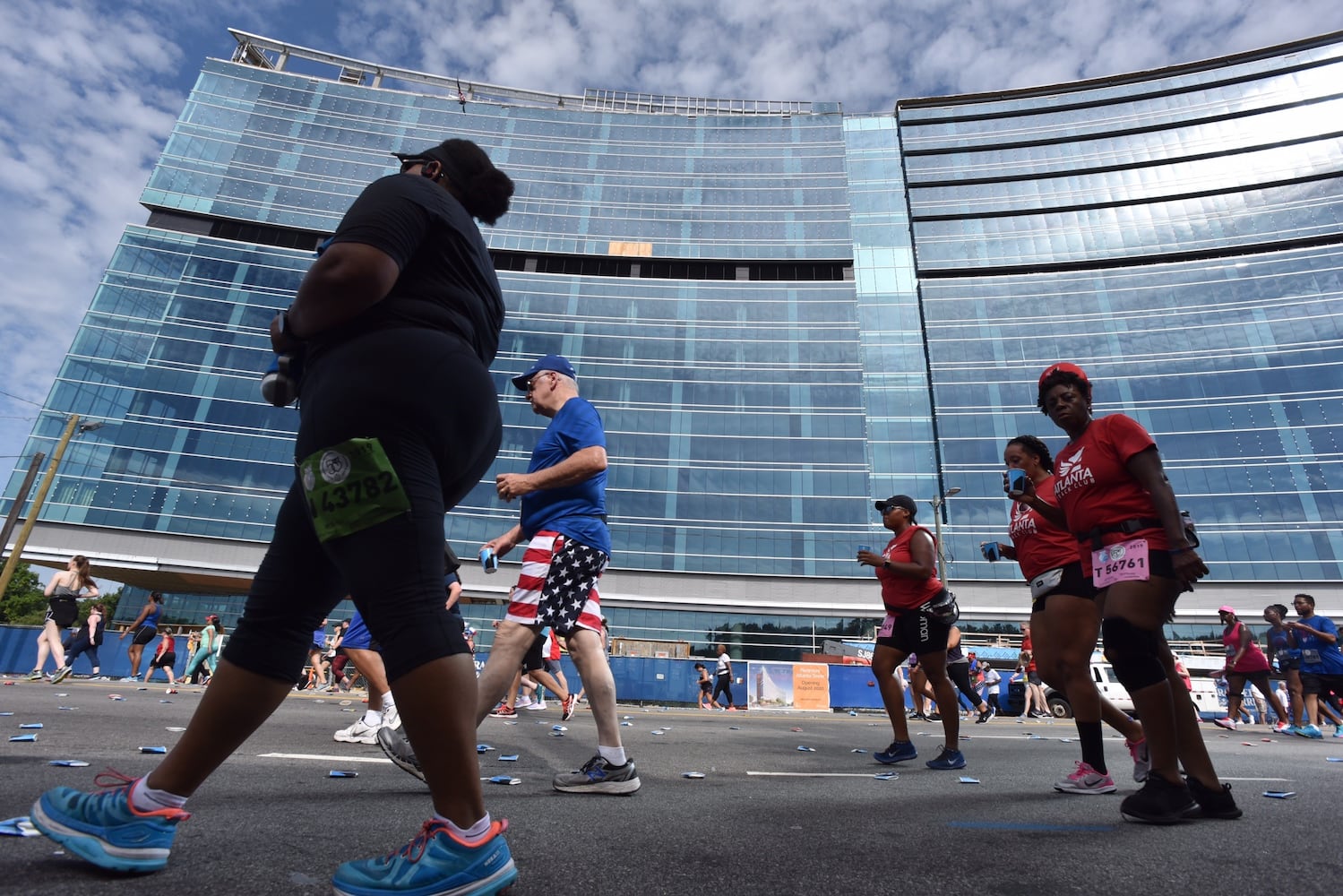 PHOTOS: Scenes at 2019 AJC Peachtree Road Race