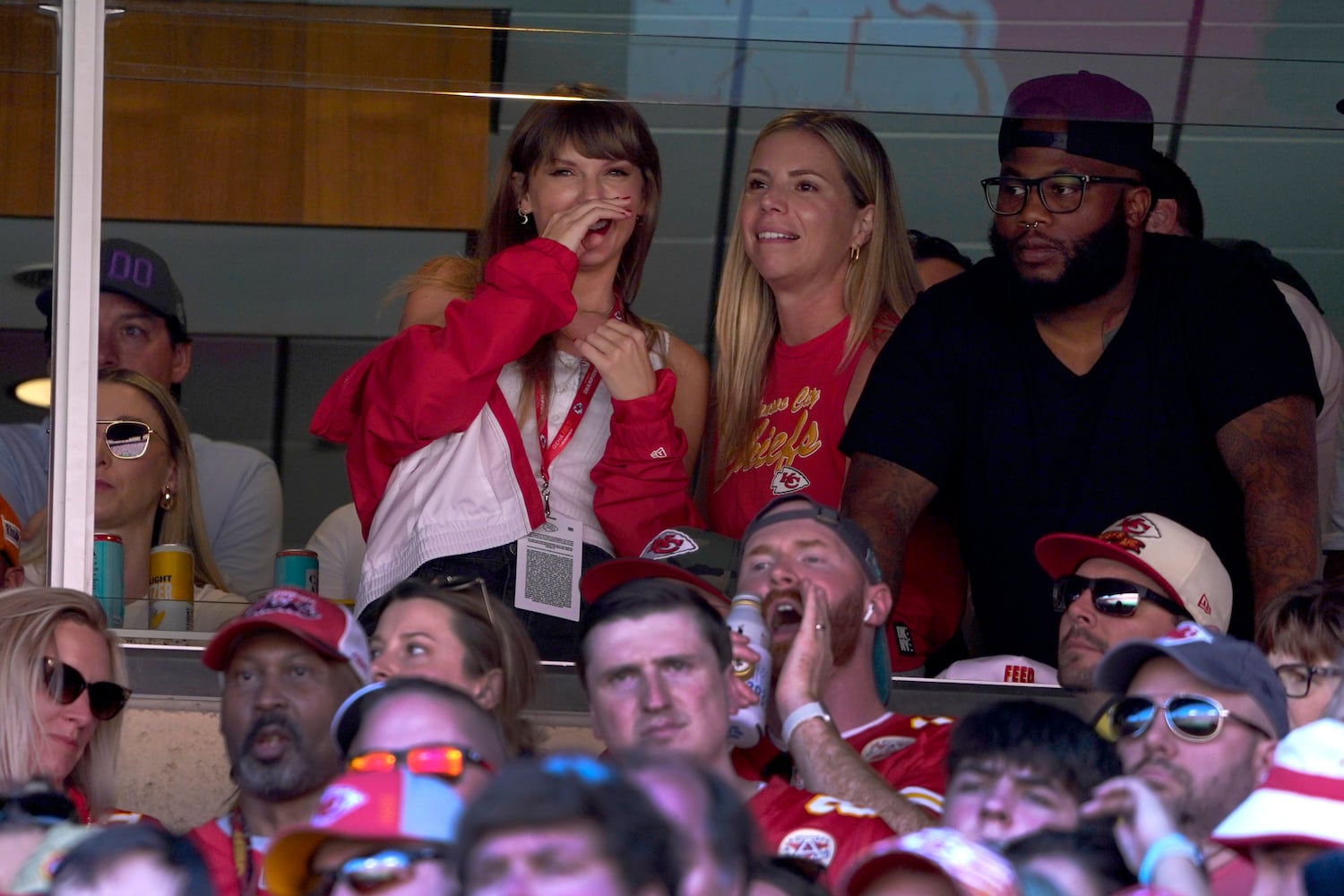 Taylor swift at Chiefs games