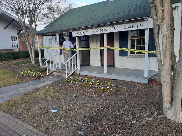 A task force commissioned to decide the fate of Aunt Fanny's Cabin too a tour of the condemned building in November. The task force intends to decide by the end of December whether to preserve, demolish or rebuild the facility. (Matt Bruce/for the AJC)