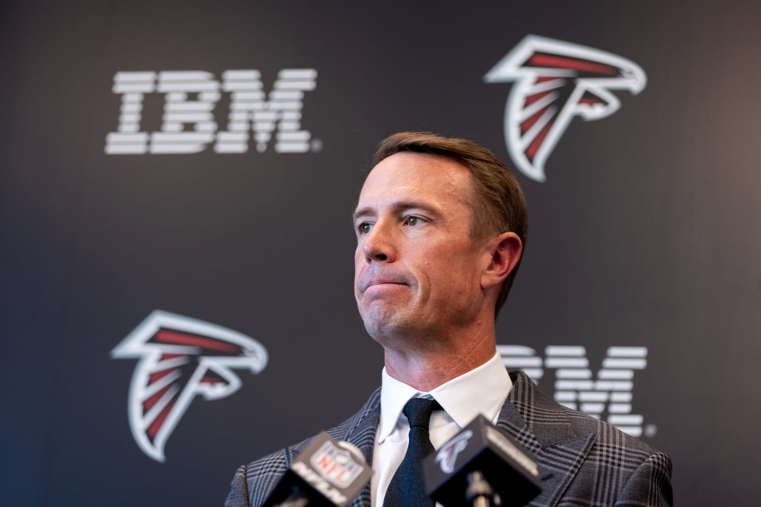 Matt Ryan retirement press conference photo
