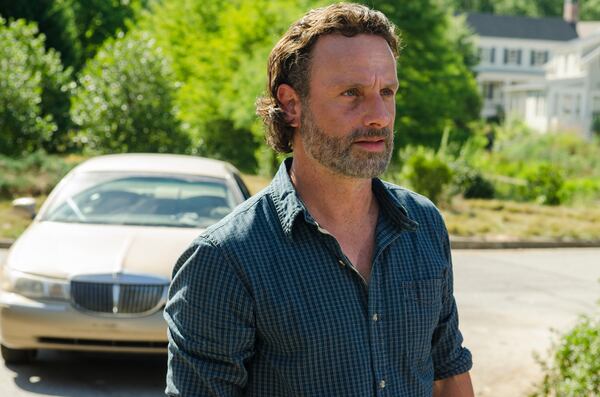 Andrew Lincoln as Rick Grimes - The Walking Dead _ Season 7, Episode 4 - Photo Credit: Gene Page/AMC