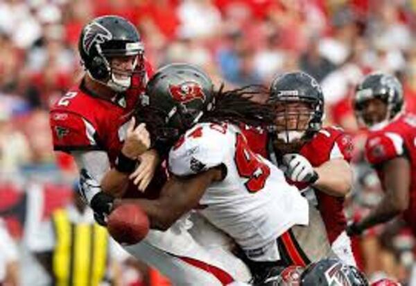 Now, the Falcons don't have to worry about Adrian Clayborn sacking Matt Ryan. He was signed ton a one-year "make good" $4.5 million deal. (Associated Press).