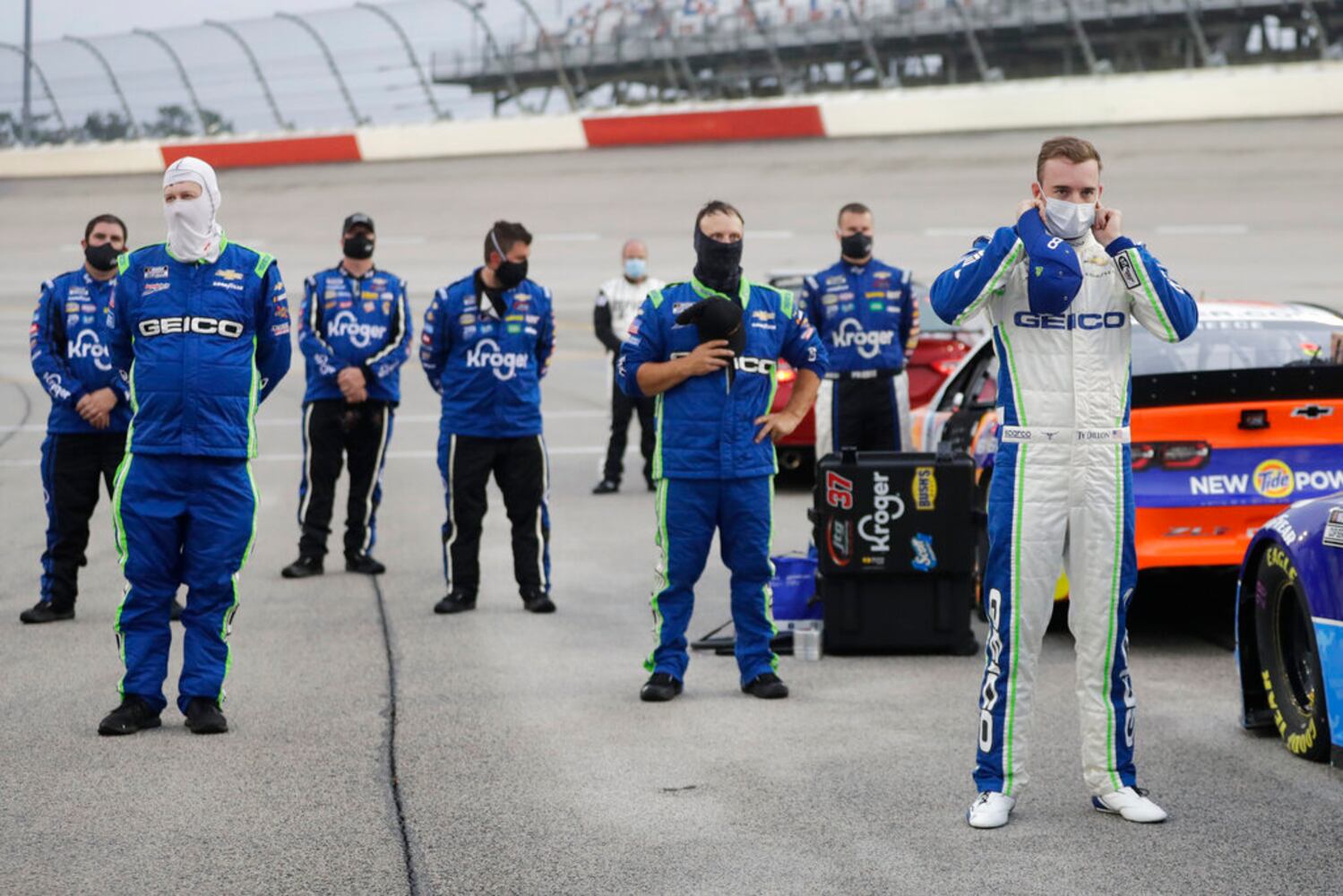 Photos: NASCAR races again without fans on hand at Darlington