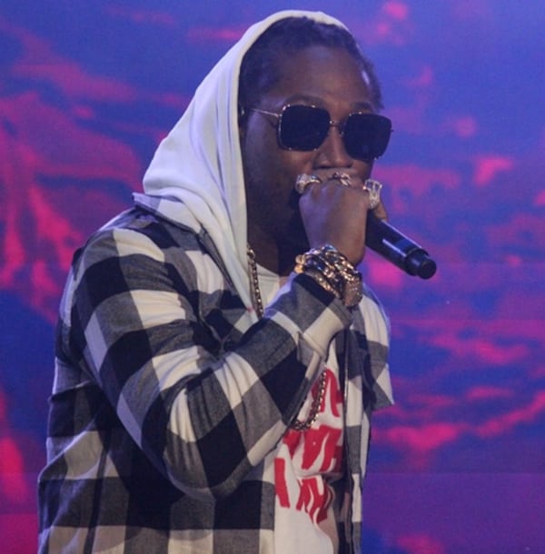  Future packed the Roxy stage as one of the headliners Sunday night. Photo: Melissa Ruggieri/AJC