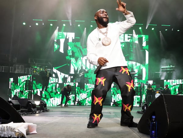 Davido rocked the State Farm Arena on Thursday, Nov. 21, 2024 at his Davido & Friends Birthday Concert. Openers included Papoose, Cuhdeejah, Emmerson, Ecool, Lala and Jay Zen.
Robb Cohen for the Atlanta Journal-Constitution