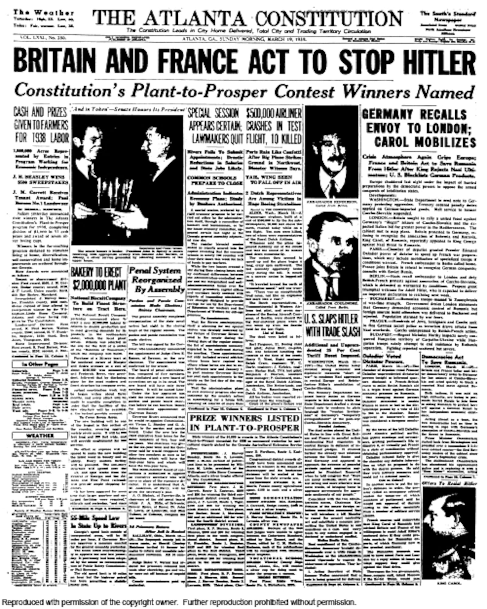 March 1939: National Biscuit Company's plan to build the 'Bakery of Tomorrow' in the Oakland City area of Atlanta was ambitious for its day. AJC PRINT ARCHIVES