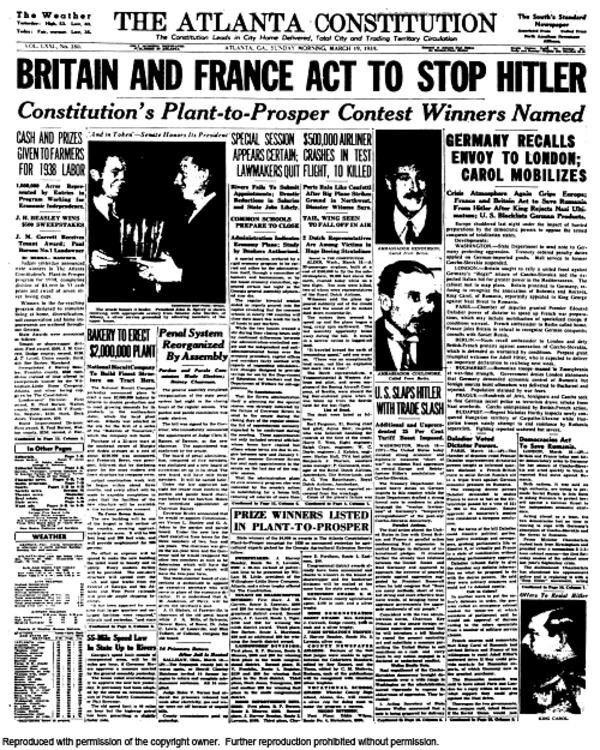 March 1939: National Biscuit Company's plan to build the 'Bakery of Tomorrow' in the Oakland City area of Atlanta was ambitious for its day. AJC PRINT ARCHIVES