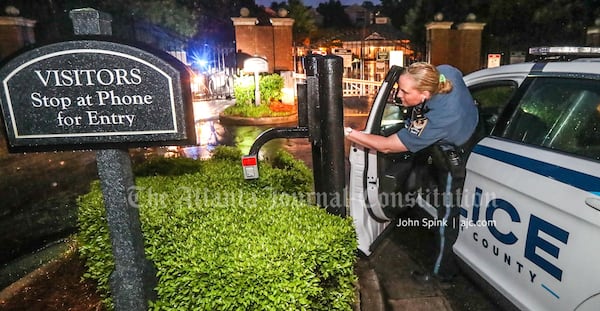 Gwinnett police are investigating the deadly shooting at Preston Hills at Mill Creek, a gated apartment complex on Buford Drive.