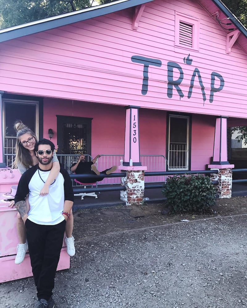 Photos: Atlanta pink trap house