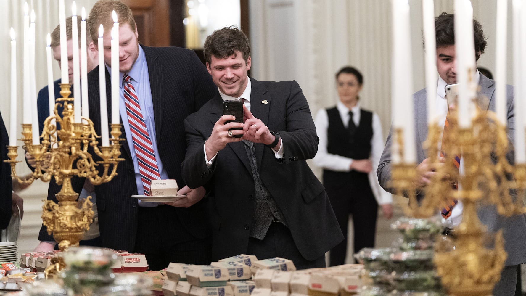 President Trump welcomes Clemson to White House