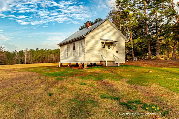 The renovated and restored Cherry Grove School. Courtesy of Georgia Historic Trust