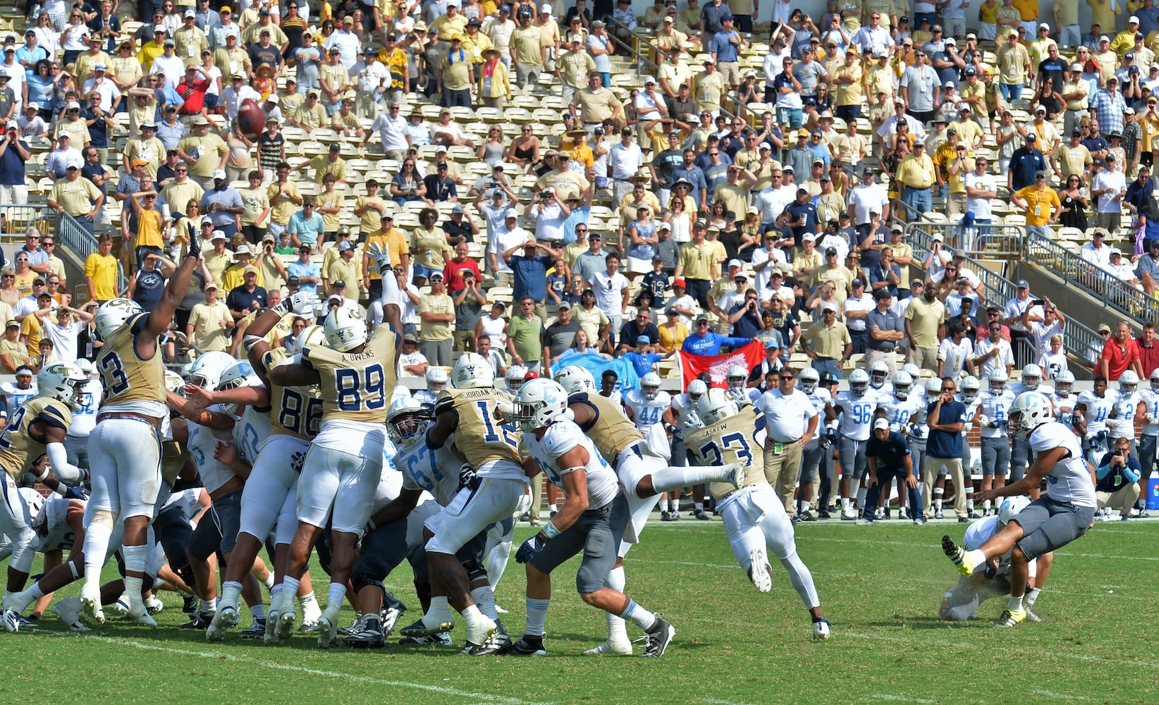 Photos: Georgia Tech is upset by The Citadel