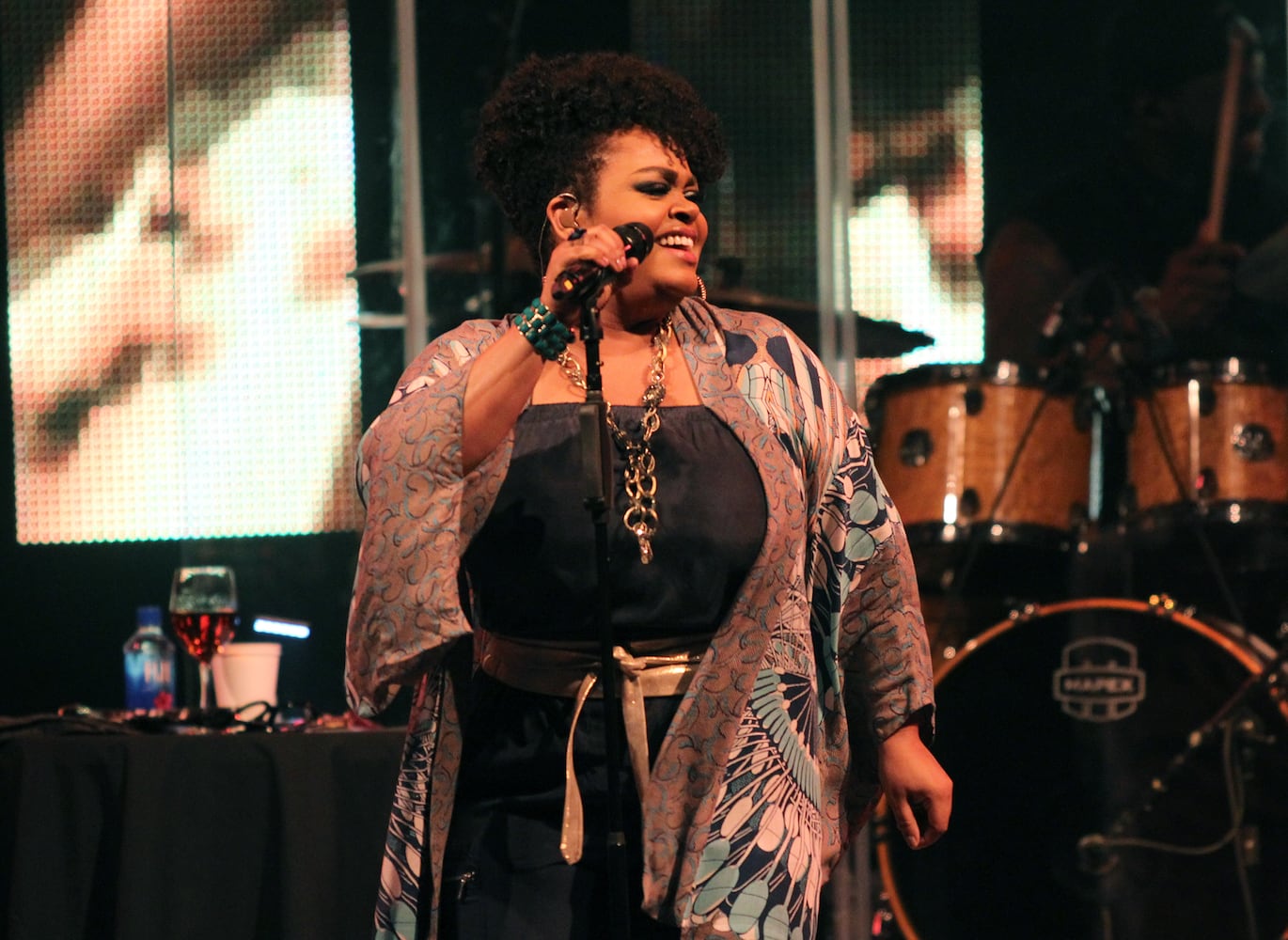 Jill Scott performs at Chastain Park Amphitheatre