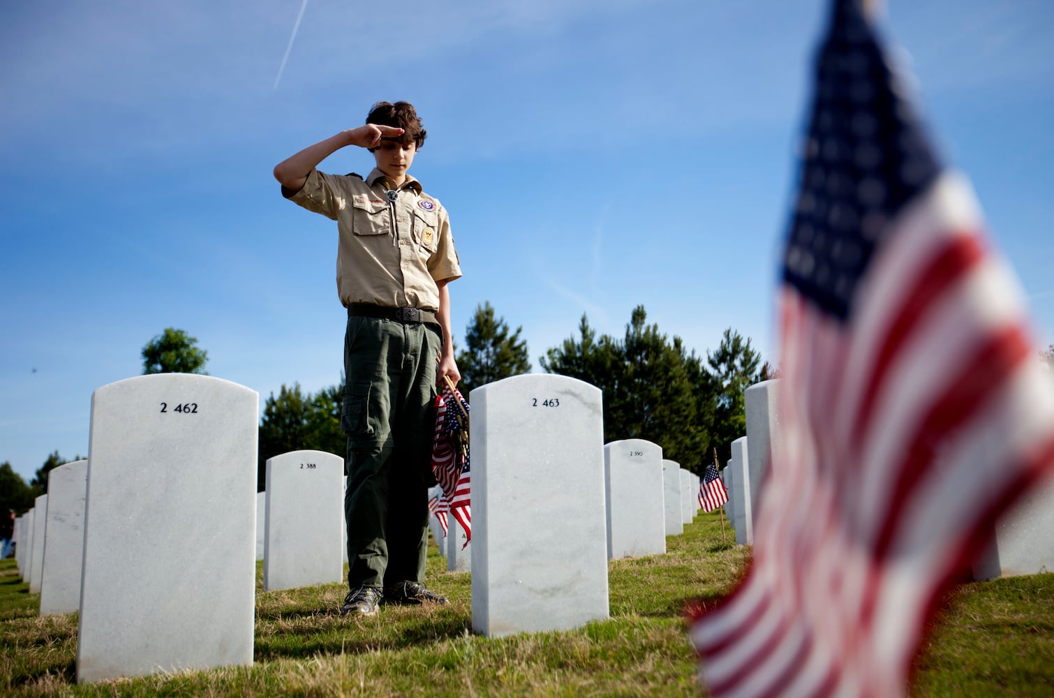 Fallen soldiers honored at Georgia National Cemetery, Canton