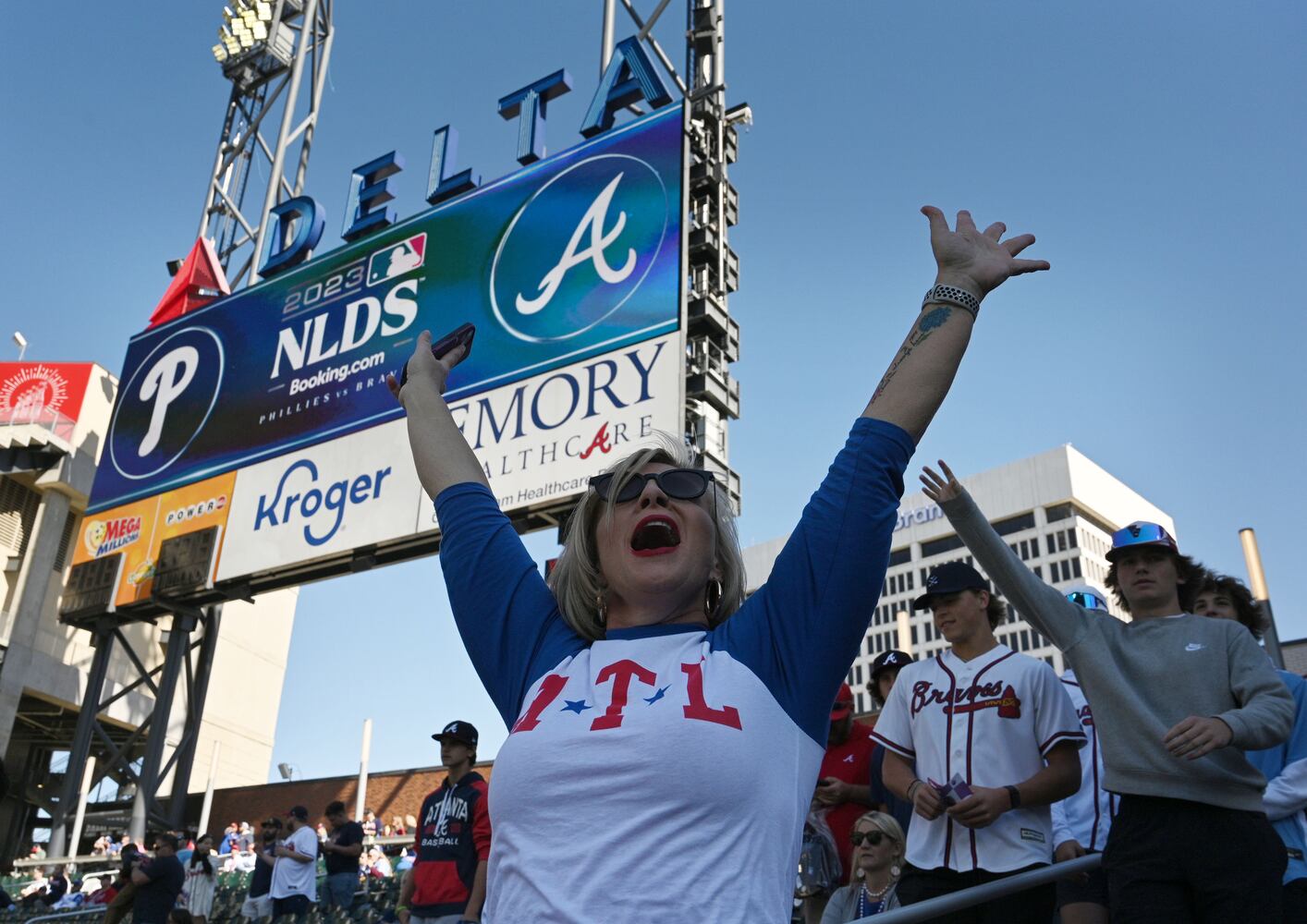 Game 1 of NLDS - Braves vs. Phillies