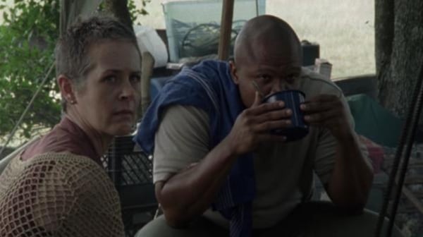 Carol and T-Dog. CREDIT: AMC