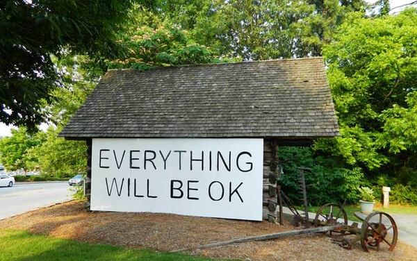 If you say so: A Nov. 16 class in "Compositions in Watercolor" at the Spruill Gallery could yield an ongoing source of stress relief. Or, for a quick hit of calming influence, drive by the gallery's sign, a replica of one from a 2009 show.