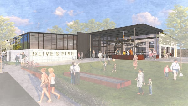 A rendering of Olive & Pine in Avondale Estates.