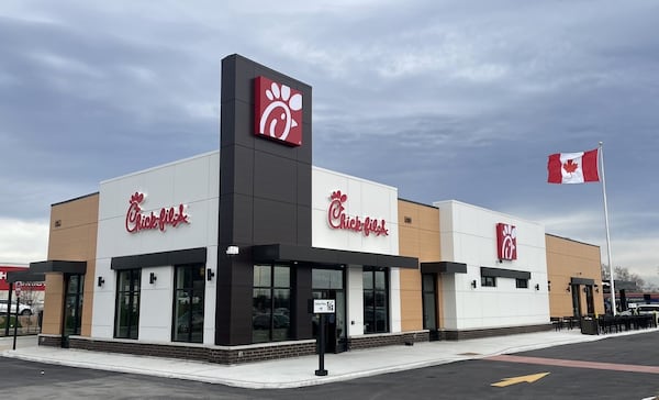 Chick-fil-A, the College Park-based fast food giant, is expanding in British Columbia. (Courtesy of Chick-fil-A)