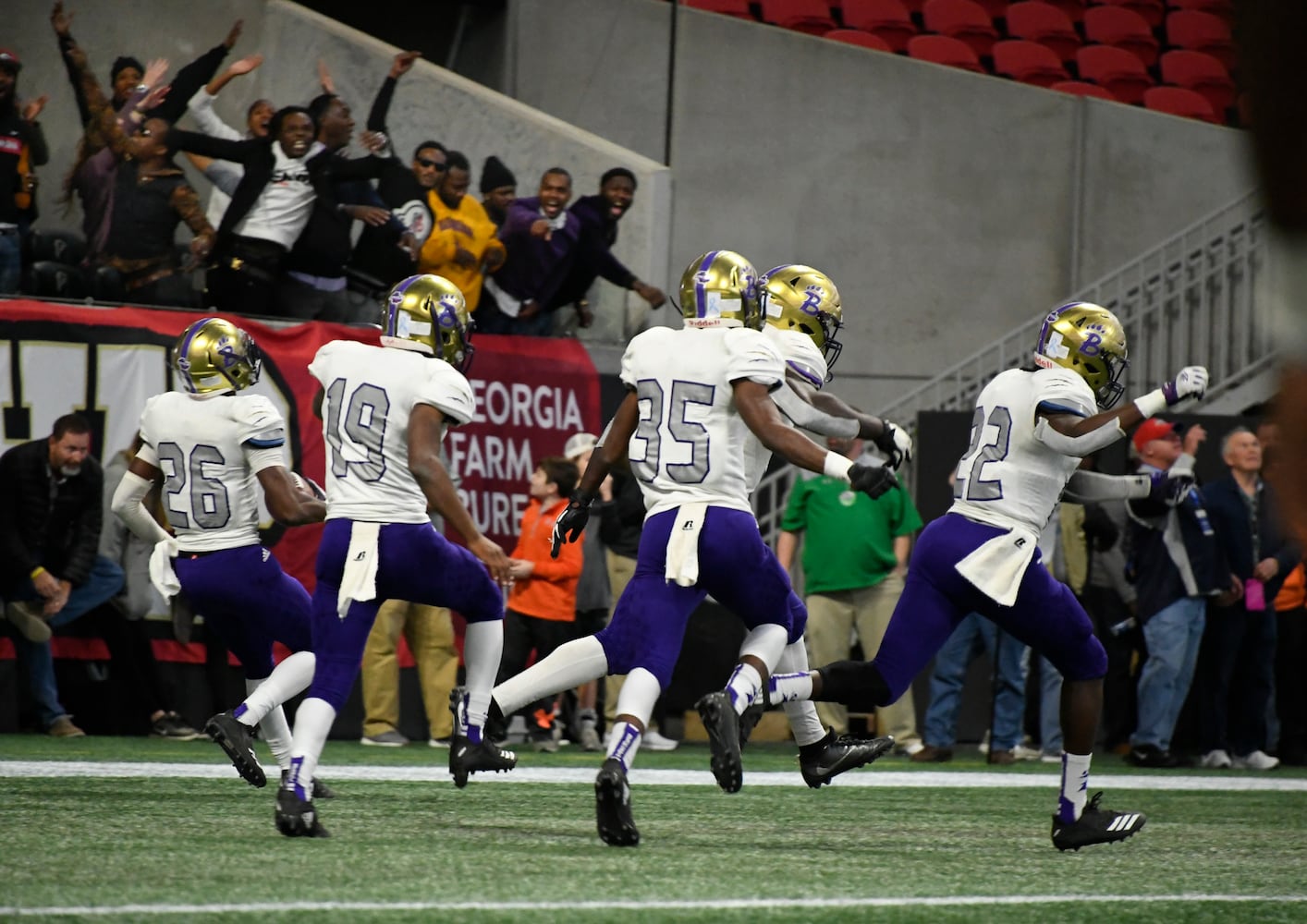 Photos: Day 1 of HS state title games at Mercedes-Benz Stadium