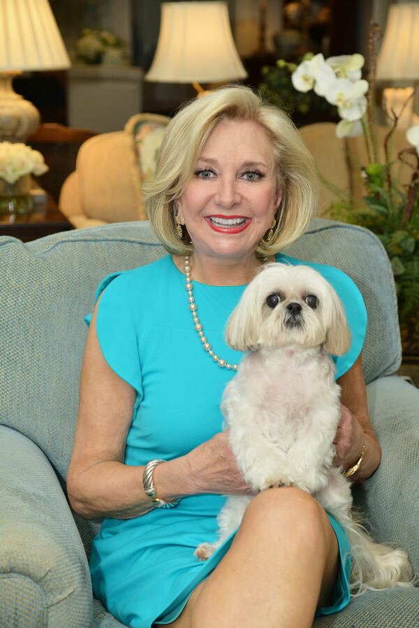 Jenny Pruitt, shown with Molly. Pruitt excelled in the real estate business and later became a notable philanthropist in Atlanta. The Humane Society was one of her favorite charities. Photo: Courtesy of the Atlanta Humane Society