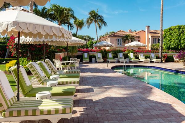 Dad and the family might be tempted to eat, play, and stay at the Colony Hotel. Image courtesy of The Colony Hotel Palm Beach