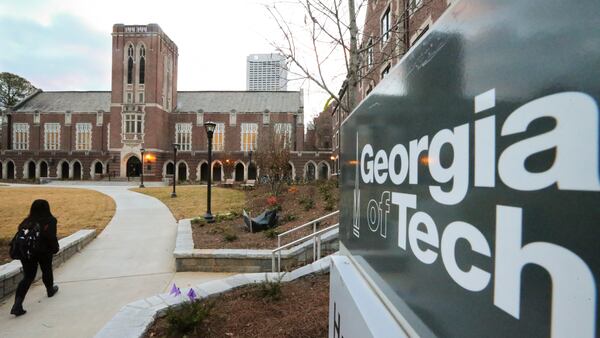 December 9, 2014 Atlanta: A Georgia Tech student walks towards the front of Brittain Dining Hall Tuesday, Dec. 9, 2014 just hours after a woman reported to Georgia Tech police a sexual battery that occurred in the back of that same building Monday night. Georgia Tech police are asking for the public's help in identifying a man who allegedly touched a woman on campus Monday. The woman, a student, told authorities that as she was walking behind Brittain Dining Hall near Williams Street NW around 5:45 p.m., the man approached her from behind, reached under her skirt and touched her. The man was last seen heading westbound on North Avenue in a red pickup truck, according to a safety alert sent by the college Monday night. The suspect was described as a white man in his 40s, with short blonde hair, wearing a gray, long-sleeve, button-down shirt with dark-colored lining and gray pants. His vehicle was described as a red pickup truck, possibly a Nissan, with a black toolbox in the bed of the truck. Sexual battery suspect sought by Georgia Tech police photo Georgia Tech police are seeking this man in connection to a report of sexual battery Monday night. A photo of the man next to his truck accompanied the safety alert sent out by officials. Anyone with information on this or any other criminal incidents is asked to contact the Georgia Tech Police Department at 404-894-2500 or crimetips@police.gatech.edu. JOHN SPINK/JSPINK@AJC.COM