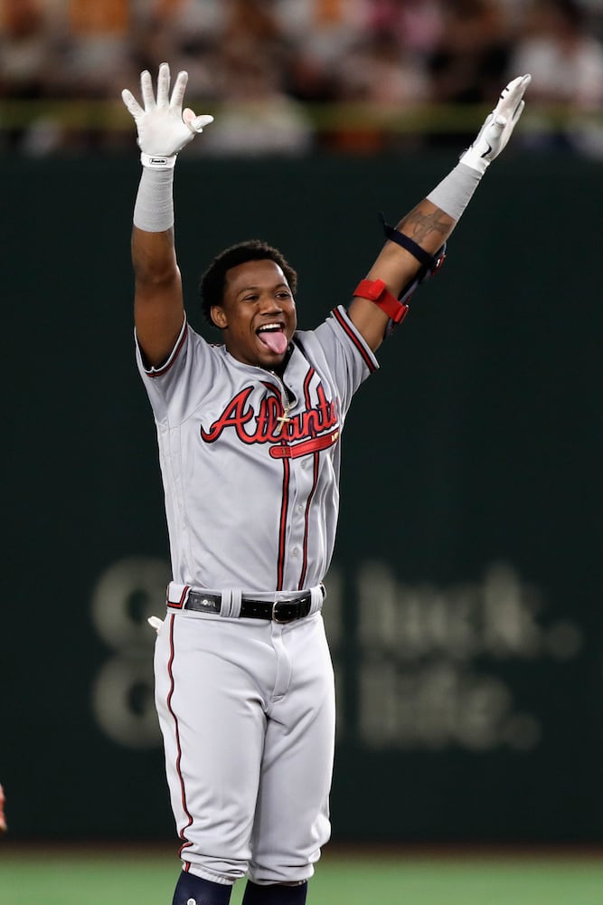 Photos: Braves’ Ronald Acuna playing in Japan