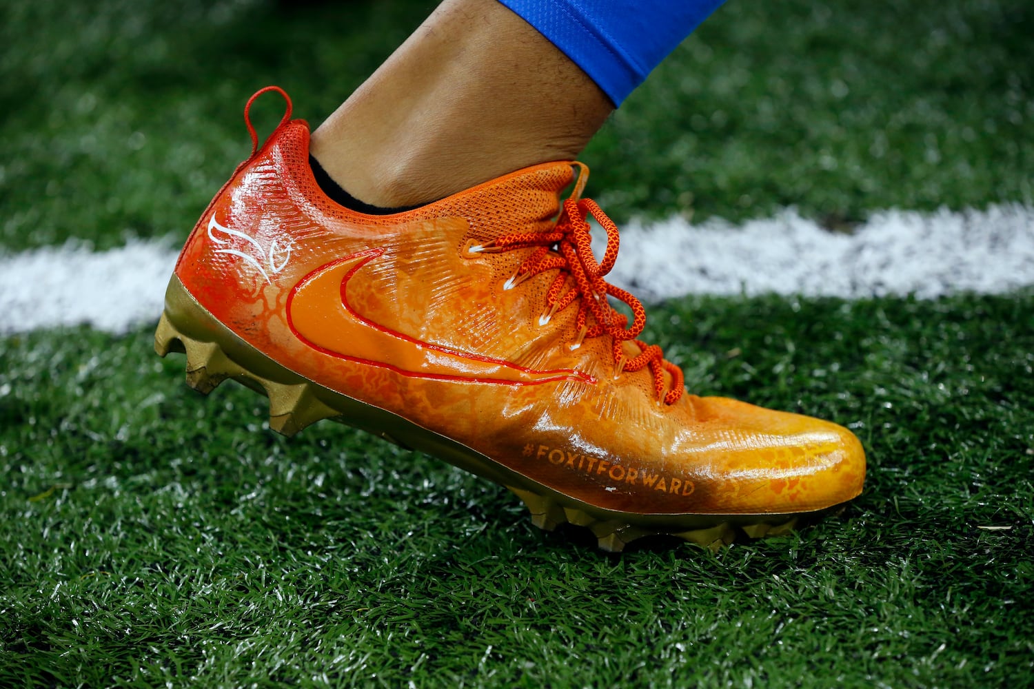 NFL players wear unique cleats