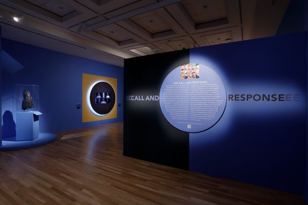 Installation view of "Call and Response."