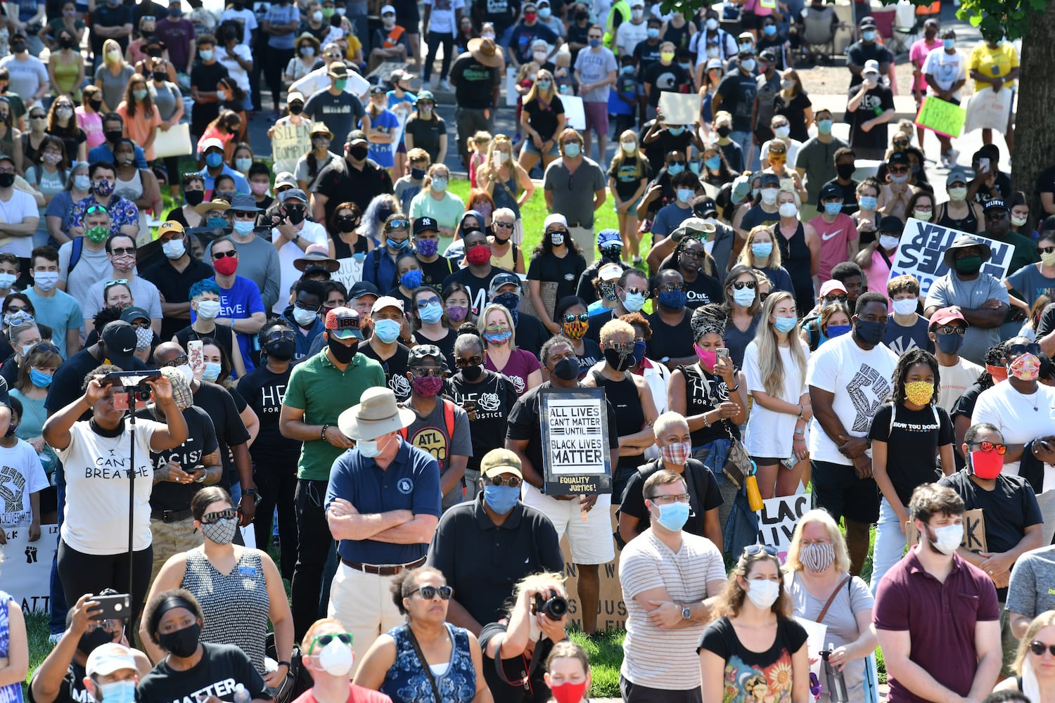 PHOTOS: Solidarity March outside of Roswell City Hall