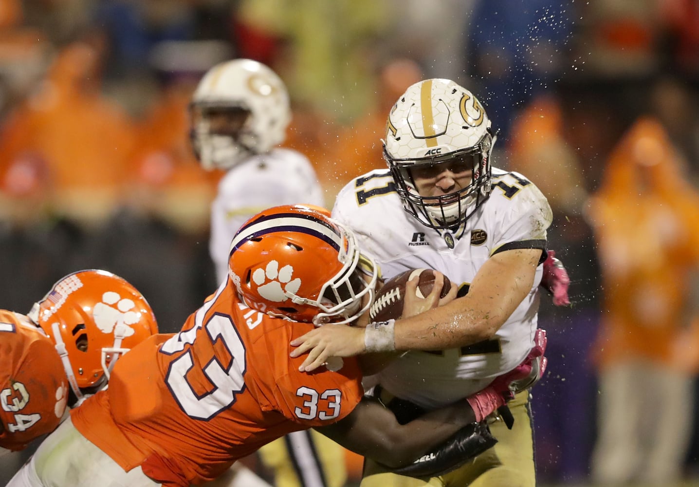 Photos: Georgia Tech falls to Clemson in the rain