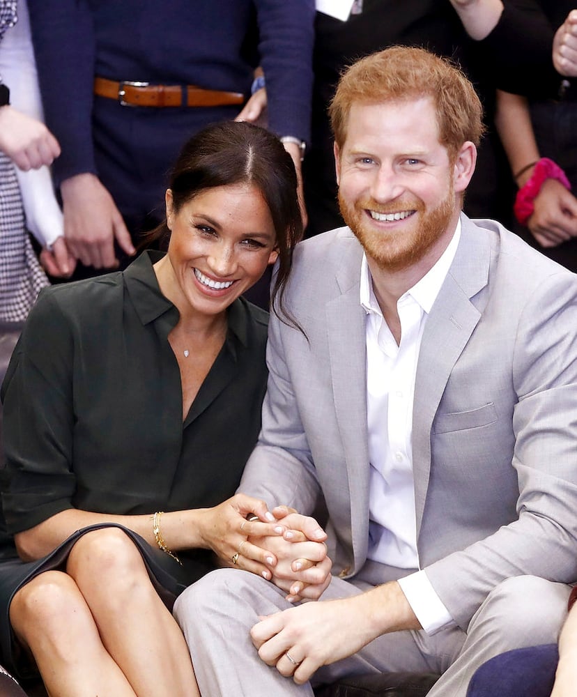 Photos: Prince Harry and Meghan Markle announce baby on the way