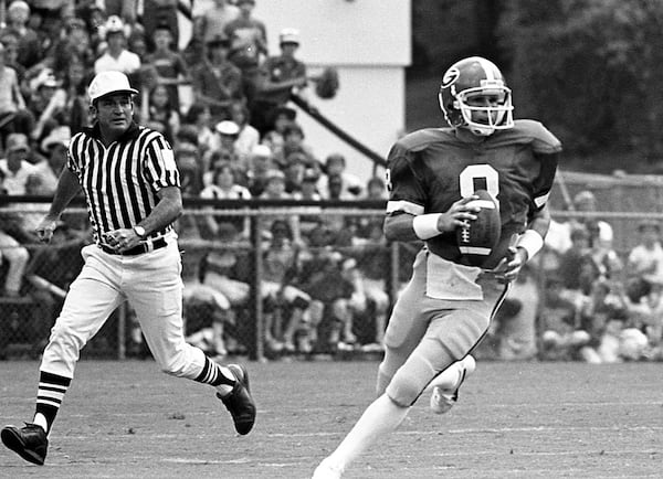 Former Georgia Bulldogs quarterback Buck Belue. Photos from AJC archive