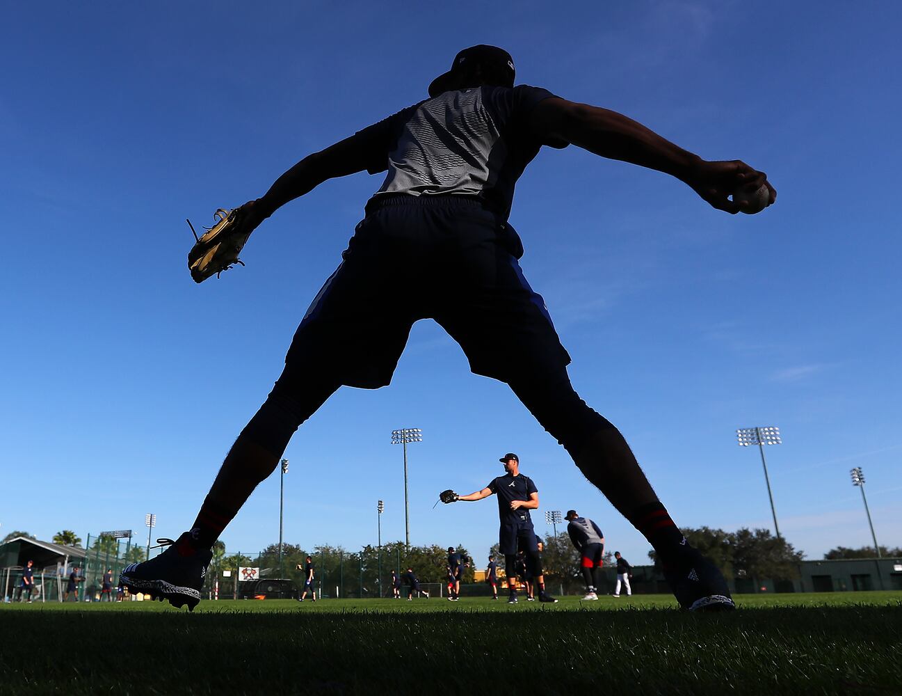 Photos: Pitchers and catchers report to Braves spring training