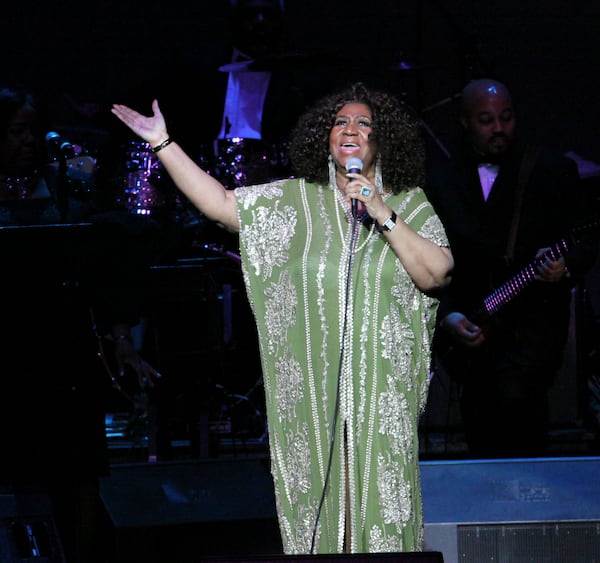 Aretha Franklin, the Queen of Soul, performs for a sold out crowd in March 2012 at the Fox Theatre. Robb Cohen Photography & Video/www.RobbsPhotos.com. Go here to read our Personal Journey marking Robb Cohen's 1000th concert shoot for the AJC, and see hundreds of photos from our archive.